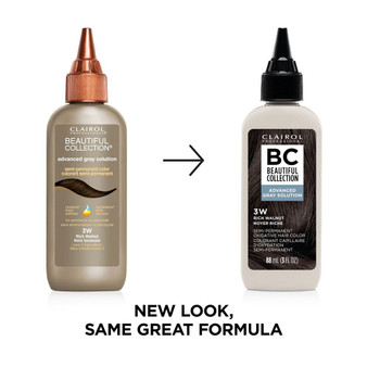Beautiful Collection Advanced Gray Solution – Semi-Permanent Gray Blending Hair Color (3oz)