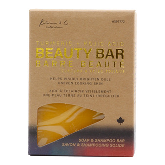 Kim &amp; C Kojic Acid and Turmeric Beauty Bar (5.5oz/156g)