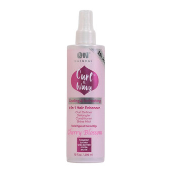 ON NATURAL Curl &amp; Wavy Cherry Blossom 4 In 1 Hair Enhancer