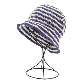 KIM &amp; C Handmade Fashion Bucket Stripe Hat