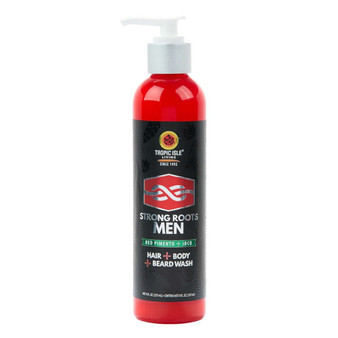 TROPIC ISLE LIVING Strong Roots Men Hair, Body &amp; Beard Wash (8oz)