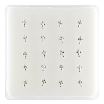 INTERVISION 925 Stering Silver Nose Stud