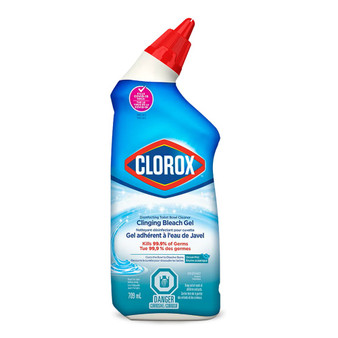 CLOROX Disinfecting Toilet Bowl Cleaner Clinging Bleach Gel (709ML)