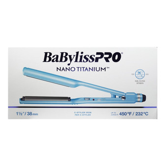 BABYLISS PRO Nano-Titanium &amp; Ceramic Flat Iron