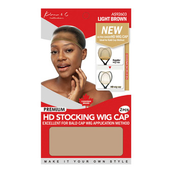 KIM &amp; C Premium HD Stocking Wig Cap (2pcs)