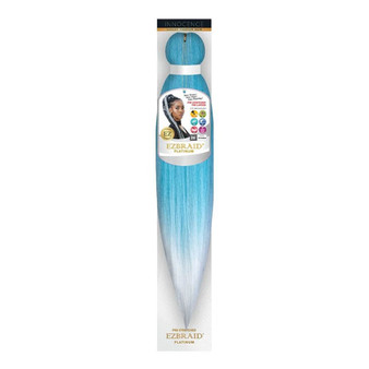 EZBRAID Platinum 2-Tone Color Pre-Stretched Braid (26inch)
