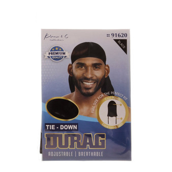 KIM &amp; C Satin Tie-Down Durag