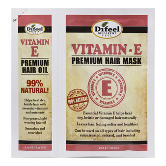 Difeel (Sunflower)  Premium Hair Mask (1oz) &amp; Hair Oil (0.1oz) Packet