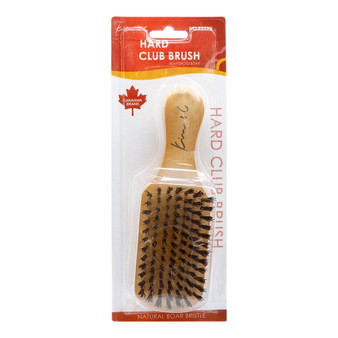 KIM &amp; C Natural Boar Bristle Wooden Brush