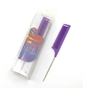 Kim &amp; C Braiding Metal Pintail Carbon Comb