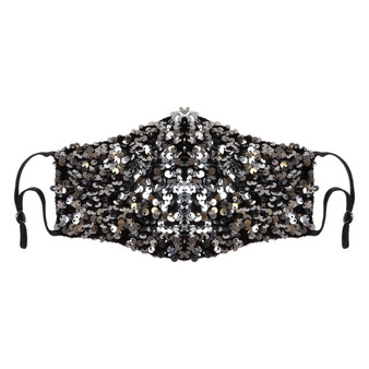 KIM &amp; C Large Seuquin Earloop Face Mask