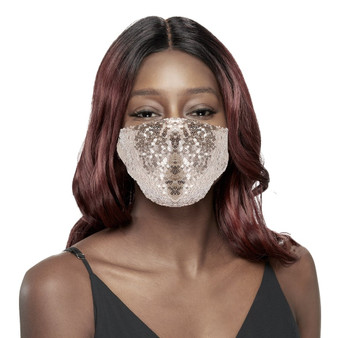 KIM &amp; C Sequin Earloop Mask