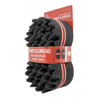 KIM &amp; C Twist &amp; Dread Sponge Brush [Double Sided]