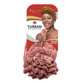 KIM &amp; C Premium Pre-Knotted Turban