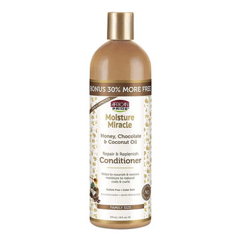 AFRICAN PRIDE Moisture Miracle Honey, Chocolate &amp; Coconut Oil Conditioner (16oz)