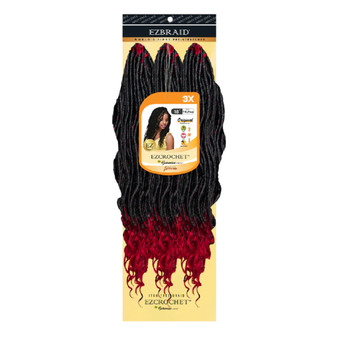 EZBRAID Ezcrochet 3X Bohemian Locs (18inch)