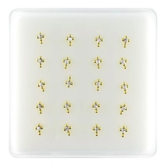 INTERVISION 925 Stering Silver Nose Stud