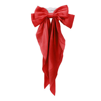 KIM &amp; C Satin Long Tail Hair Bow