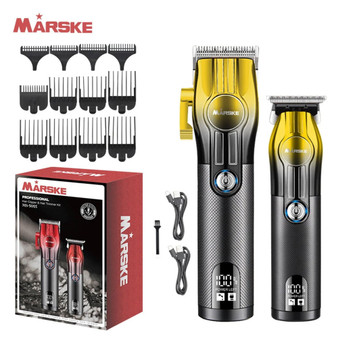 MARSKE Professional Wireless Clipper and Trimmer Kit
