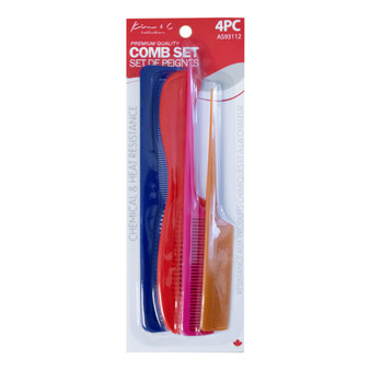 KIM &amp; C 4pcs Comb Set