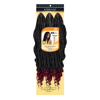 EZBRAID Ezcrochet 3X Bohemian Locs (18inch)