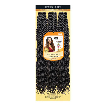 EZBRAID Ezcrochet 3X Boho Twist Braid (18inch)