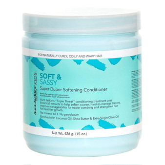 AUNT JACKIE'S Kids Soft &amp; Sassy Super Duper Softening Conditioner (15oz)