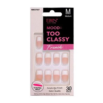 EBIN Mood Too Classy French Nail Tips