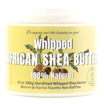 RA COSMETICS 100% Pure African Shea Butter [Whipped] (12oz)