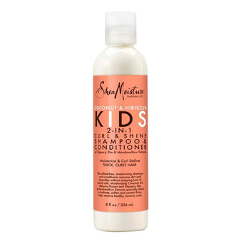 SHEA MOISTURE Kids Coconut &amp; Hibiscus 2-In-1 Curl &amp; Shine Shampoo &amp; Conditioner (8oz)