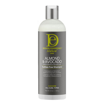 DESIGN ESSENTIALS Almond &amp; Avocado Moisturizing &amp; Detangling Sulfate-Free Shampoo