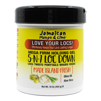 JAMAICAN MANGO &amp; LIME 5 In 1 Loc Down Mega Firm Holding Gel