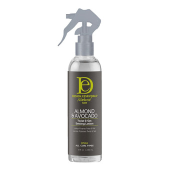 DESIGN ESSENTIALS Almond &amp; Avocado Twist &amp; Set Setting Lotion  (8oz)