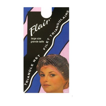 Flair Triangle Hair Net – Large – Black