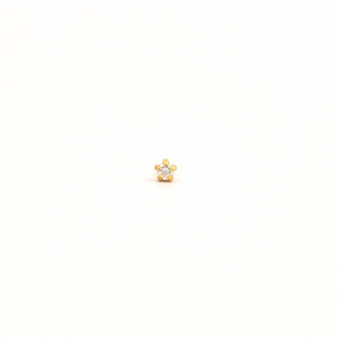 STUDEX – Cubic Zirconia Silver MINI Piercing Earrings