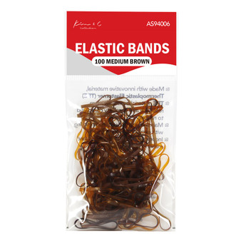 KIM &amp; C 100pcs Elastic Bands (Medium 1.2inch)