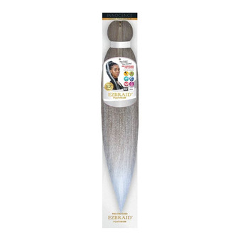 EZBRAID Platinum 2-Tone Color Pre-Stretched Braid (26inch)