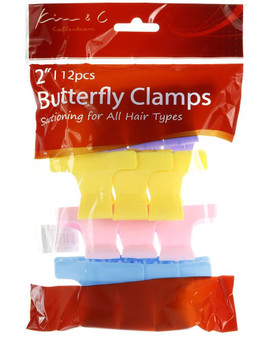 KIM &amp; C 12pcs Butterfly Clamps (2inch)