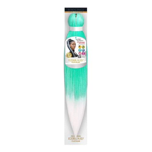 EZBRAID Platinum 2-Tone Color Pre-Stretched Braid (26inch)