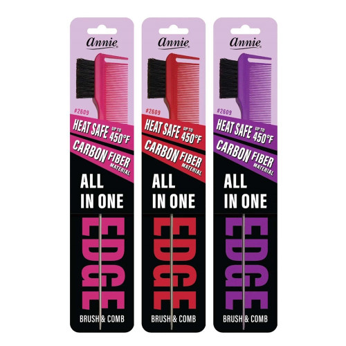 ANNIE All In One Edge Brush &amp; Comb