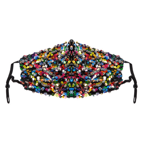 KIM &amp; C Large Seuquin Earloop Face Mask