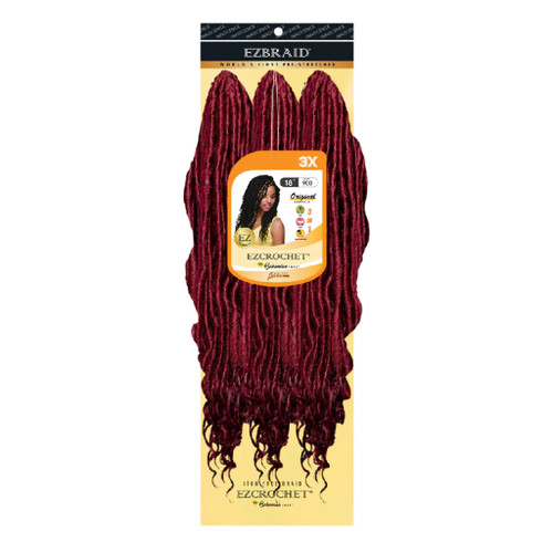EZBRAID Ezcrochet 3X Bohemian Locs (18inch)
