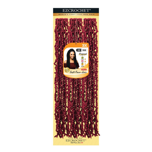 EZBRAID Ezcrochet 3X Soft Faux Locs Micro Braid