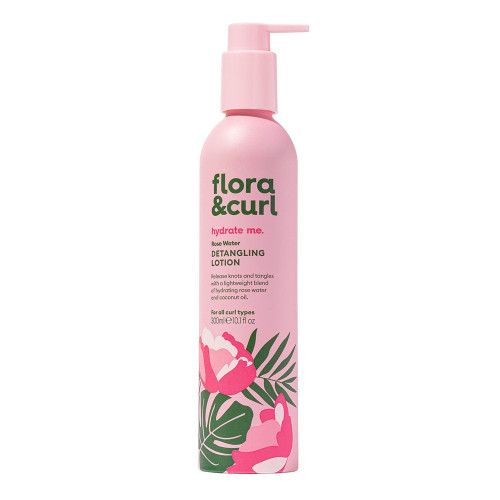 FLORA &amp; CURL Rose Water Detangling Lotion (10.1oz)