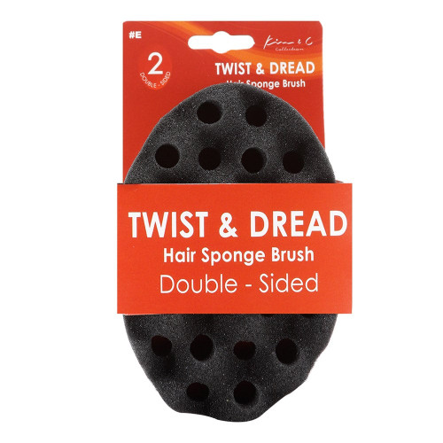 KIM &amp; C Twist &amp; Dread Sponge Brush [Double Sided]