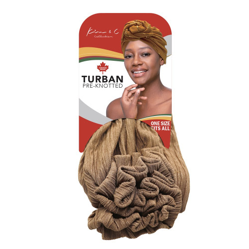 KIM &amp; C Premium Pre-Knotted Turban