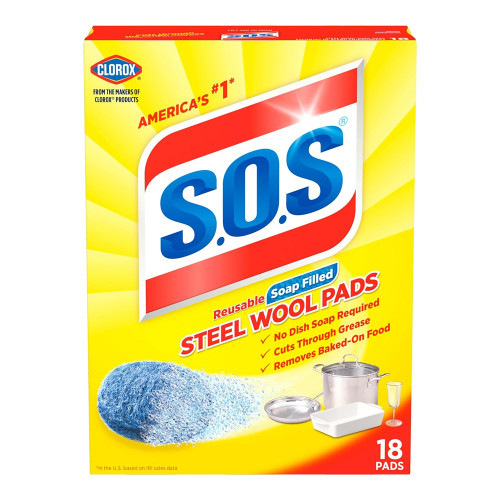 CLOROX S.O.S Steel Wool Pads