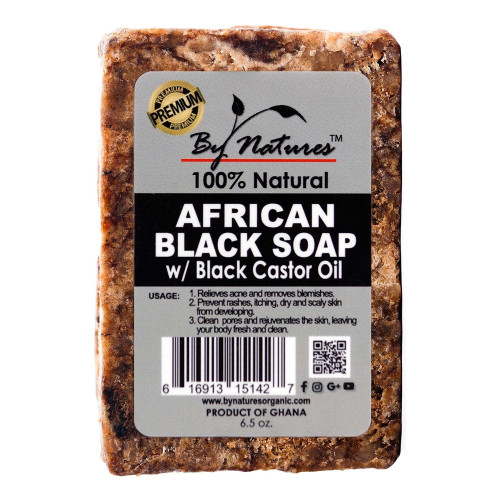 BY NATURES African Black Soap (6.5oz)