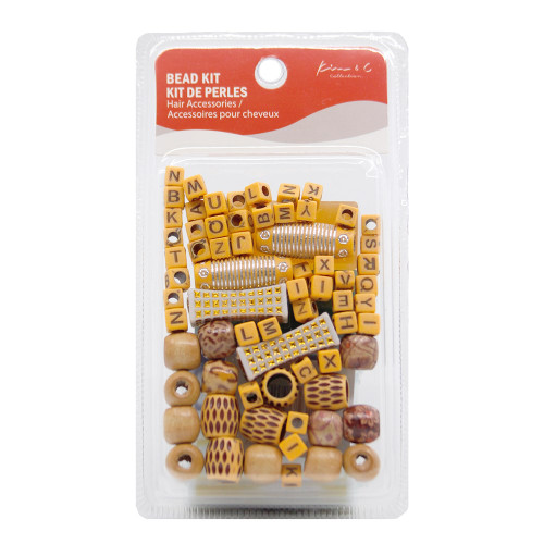 KIM &amp; C  Wooden Hair Beads