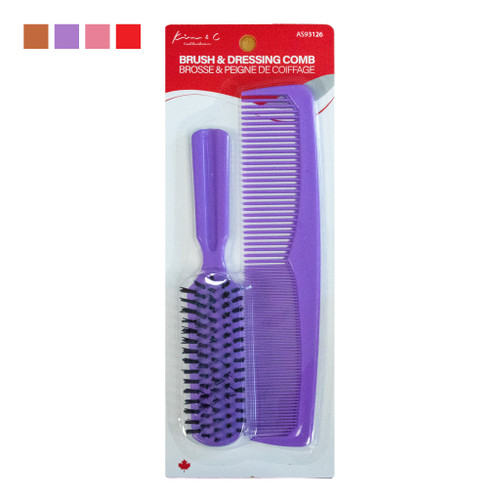 KIM &amp; C Brush &amp; Comb Combo